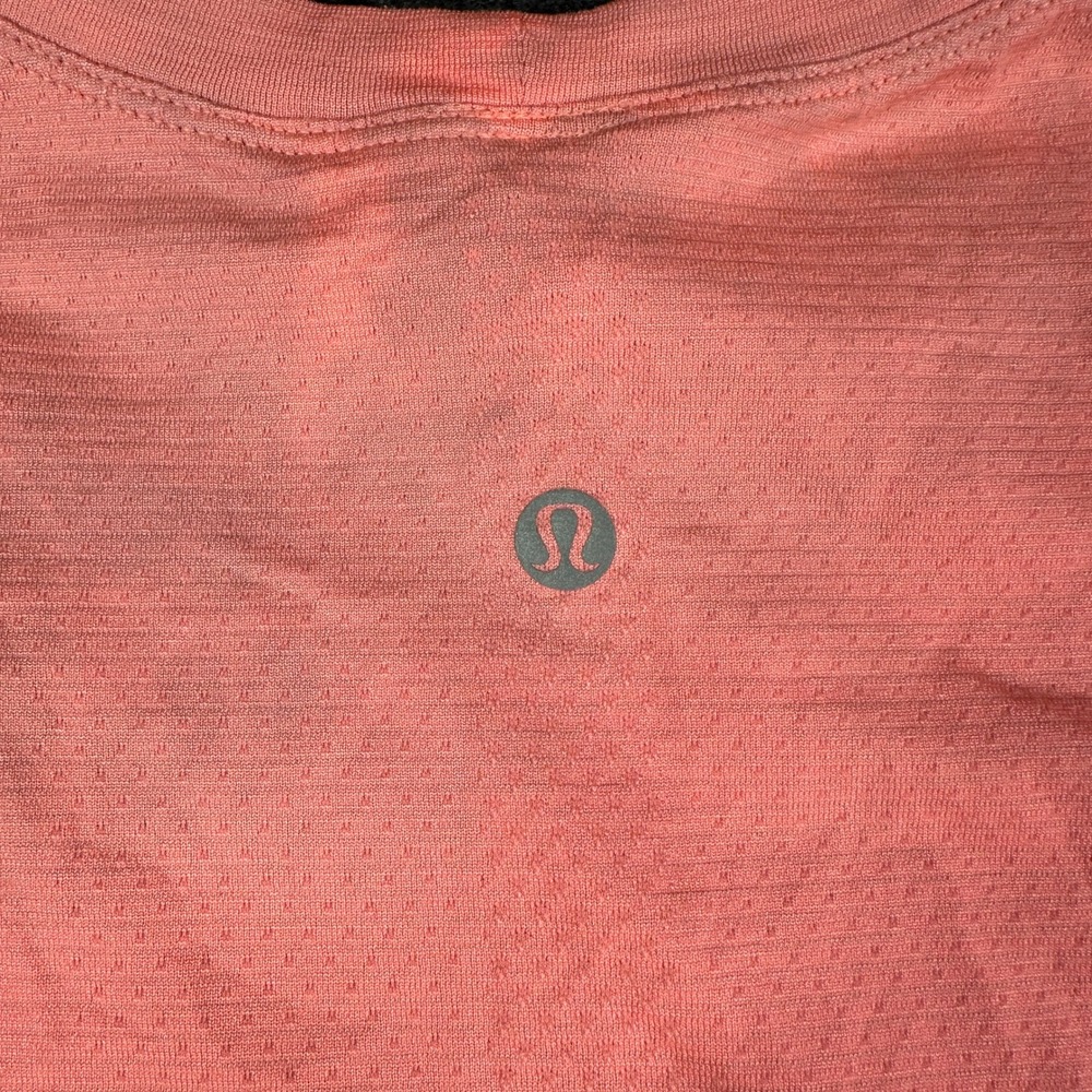 Lululemon Swiftly Tech Short Sleeve 2.0 Coral Pink Shirt Size 20 Activewear